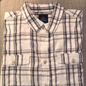 Prana Men’s Short Sleeve Button Down XL